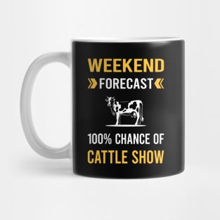 Weekend Forecast Cattle Show Mug